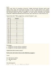Contoh soal uji non parametrik. Doc Contoh Soal Uji Run Ukki Uny Academia Edu