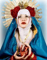 Coqueterias Via Pictophilia Prunelle Mary Costume Virgin Mary Costume Virgin Mary