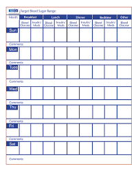 32 abiding glucose chart printable