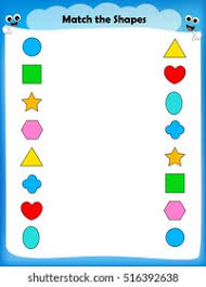 One of the most popular activity generators in vocabulary worksheet factory is the cloze generator. Worksheet Match Similar Shapes Worksheet Preschool Stock Vector Royalty Free 516392638