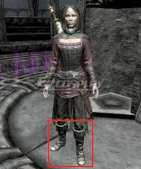 Elder Scrolls Serana Black Grey Shoes Cosplay Boots