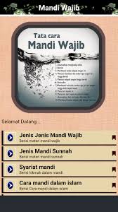 Mandi junub atau mandi wajib atau mandi besar haid *bacaan niat mandi wajib setelah nifas * dll. Tata Cara Mandi Wajib Setelah Haid Yang Benar Menurut Islam