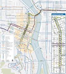 Portland City Center And Free Rail Zone Map We Re City Folks And Don T Mind Using Public Transportation Portland City Transit Map Downtown Portland Oregon