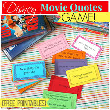 50 profound disney movie quotes. Disney Movie Quotes Game With Free Printables A Girl And A Glue Gun