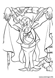 Se déguiser et faire peur aux copains ! Coloriage Vampire Halloween Dessin Halloween A Imprimer