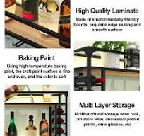 Amazon.com: Modern LED Wall Mounted Wine Rack ...