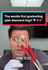 The is officially the ring I am most proud to have made!!! It literally is  the worlds first graduating pink diamond ring!! You won’t be able to find  this ring anywhere else!!! #pinkdiamonds ...