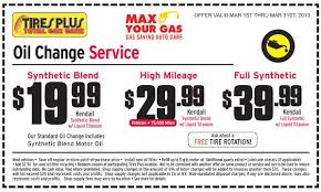 I chose pennzoil as it actually beat mobil 1 in a recent head to head test, but i digress. Tires Plus 19 99 39 99 Oil Change Printable Coupon Oil Change Printable Coupons How To Save Gas