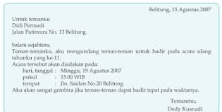 Harap diperhatikan bahwa ini merupakan hasil kreasi saya sendiri jadi mohon maaf bila kurang bagus. Contoh Surat Undangan Ulang Tahun Kelas 5 Contoh Surat