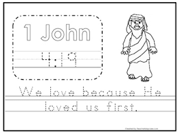 Coloring pages 1 john 1 9. 1 John Worksheets Teaching Resources Teachers Pay Teachers