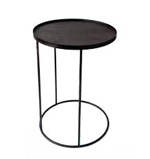 Notre Monde Tabletttisch Klein Baumstamm Metall Glas Silberfarben Tabletttisch Silberner Couchtisch Und Wohnzimmertische