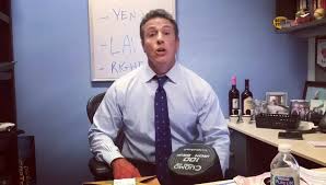 A message in black ink on his shoes said it all: Chris Cuomo A Little Pre Show Workout With Another