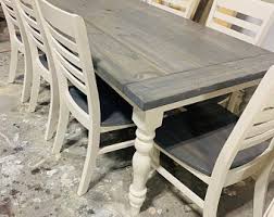 From the latest styles of dining room tables to bar stools, ashley homestore combines the latest trends with technology to give you the very best for your home. Farmhouse Table And Chairs Etsy