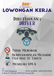 Ngoro mojokerto lowongan sopir nganjuk lowongan supir nusa dua lowongan driver ninja selatan lowongan supir umur 50 di sidoarjo lowongan sopir ungaran lowongan sopir usia 45th area sidoar. Kccpaint Indonesia On Twitter Lowongan Kerja Sbg Driver Di Pt Tata Niagamas Karang Jati Sebelah Bank Ibadurrahman Lokerbalikpapan Https T Co Igzmeqffbg