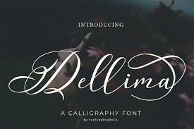 You'll love ▀█▀ █▬█ █ ▄█▀ large font generator ♡. Dellima Calligraphy Font Befonts Com