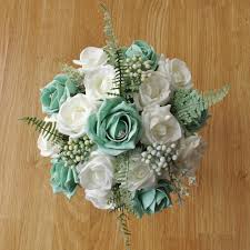 7 day freshness guarantee · fresh from the fields Artificial Flowers 10 Delicious Mint Green Foam Roses Flowers Home Living Vadel Com