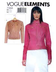 Vogue 7266 Fitted Jacket Pattern Uncut Bust 30 To 44 Princess Seams Zippers Plus Included Jacket Pattern Jackets Workout Jacket