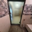 badroom glass door patch fitting shower cubicle partition