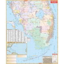 Florida State Southern Region Wall Map