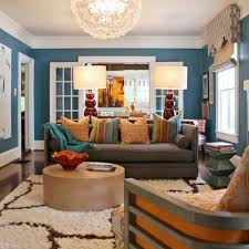 15 Lovely Living Room Designs With Blue Accents Home Design Lover Living Room Color Schemes Eclectic Living Room Blue Living Room