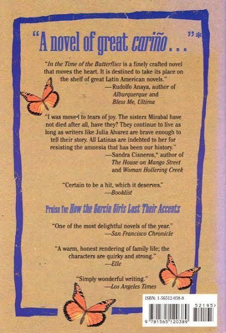 In the Time of the Butterflies – Alvarez, Julia – Encanto Books
