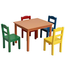 Ebay Sponsored Us Home Bedroom Living Room Kids Dinner Gaming Wood Table 4 Chairs Set New Wooden Table And Chairs Kids Table And Chairs Table And Chair Sets