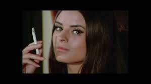 Soledad Smokes! (Soledad Miranda smoking)