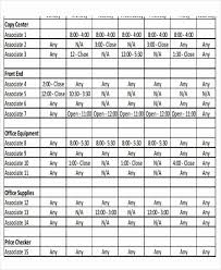 Free download of employee work schedule template document available in pdf, google sheet, excel format! Employee Weekly Schedule Template Free Lovely 6 Monthly Shift Schedule Templates Free Word Pdf Monthly Schedule Template Schedule Template Schedule Templates