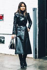 50 Great Outfit Ideas To Wow Everyone Leather Trench Coat Woman Leather Trench Coat Long Leather Coat