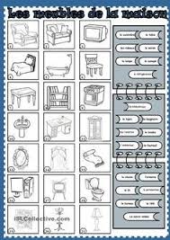 Les Meubles De La Maison Fle L Enseignement Du Francais Et Maison Maternelle