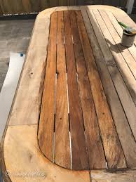 Table is inevitable element of any home. How I Used An Old Wood Dining Table Outside Songbird
