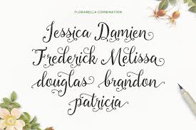 It is smoothline, clean and feminine. Florabella Typeface 877 Script Font Bundles