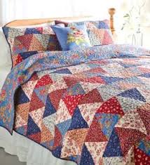 King Virginia Patchwork Floral Quilt Set Plowhearth Bebek Yorganlari Yatak Ortusu Yatak