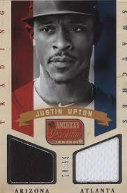 2021 Panini Absolute Patch Holo Silver /25 Justin Upton #PAT-JU Jersey  Relic