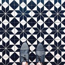 Black And White Geometric Tile Floorcore Is Our Favorite Instagram Phenomenon Geometric Tiles