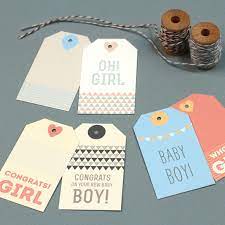 Thank your guests with a small gift. New Baby Gift Tags Printable By Basic Invite