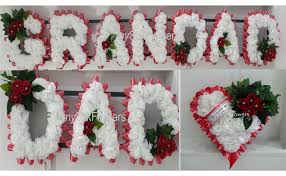 When it comes to funeral flowers for your grandad, you may wish to choose something simple, or something more in keeping with who they were. Dad Artificial Silk Funeral Flower Package Name Tribute Wreath Heart Grandad Dad Ebay