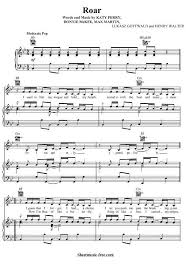 Roar Sheet Music Katy Perry Roar Piano Sheet Music Voices Sheet Music Piano Sheet Music Sheet Music Pdf