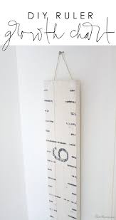 Easy Diy Ruler Growth Chart House Mix