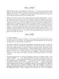 Jan 29, 2021 · whether you're considering law school, taking classes, or about to graduate and join a firm, irac is going to crop up one way or another in the legal world. Irac