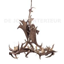 kroonluchter hanglamp gewei damhert geweilamp kroonluchter van gewei lamp van hertengewei lampen kroonluchter van gewei chal geweien hanglamp lampen