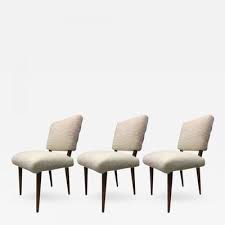 Jean Royere Wool Faux Fur Ash Set Three Chairs Chairs Seating Galerie Andre Hayat In 2020 Chair Cover Chair Furniture