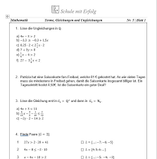 Klasse realschule ist wichtig für eine stabile laufbahn. Matheaufgaben Klasse 5 Realschule