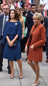 Clearly Brigitte Macron And Mary Crown Princess Of Denmark Share A Penchant For Beige Pumps Fashion Beige Pumps French First Lady