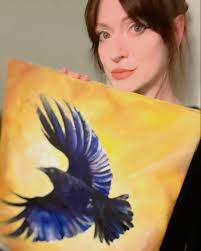 I let my niece paint this scare crow that I got from Lynn Ransom. Thank you  she loved painting it.