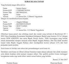 Bahasa yang baku dan standar 12 Contoh Surat Kuasa Berbagai Macam Jenis Terlengkap 2021