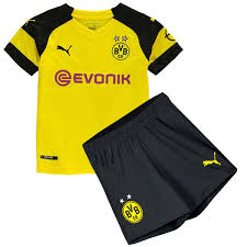 Topps champions league 18/19 stickers foils, badges, kits !! Borussia Dortmund Home Kids Football Kit 18 19 Soccerlord