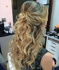 Twist crossed curly half updo! 50 Half Up Half Down Hairstyles For Everyday And Party Looks