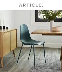 Svelti Deep Cove Teal Dining Chair Midcentury Modern Dining Chairs Farmhouse Dining Room Table Dining Chairs