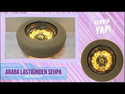 Halat ile çok amaçlı sepet yapımı. Diy Araba Lastiginden Sehpa Yapimi Geri Donusum Fikirleri Youtube
